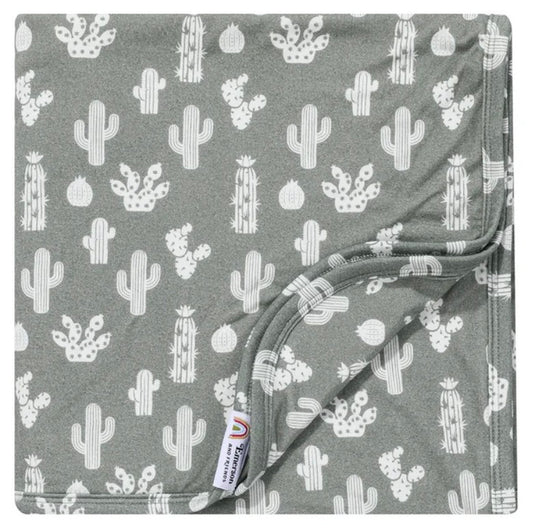 Sage Cactus Blanket