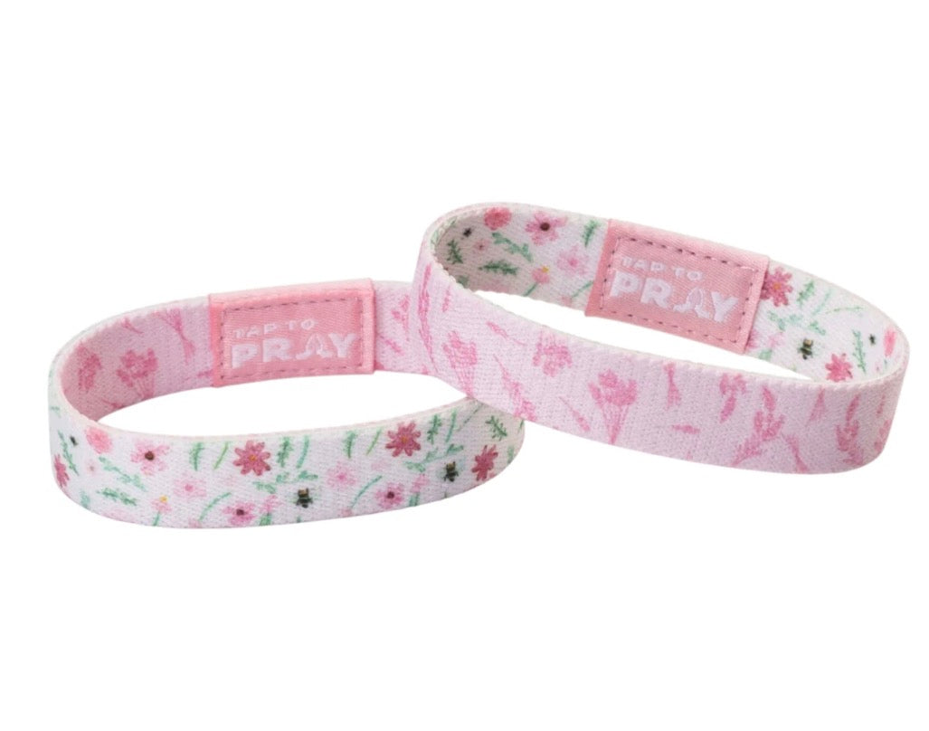 Tap To Pray Wristband: Whimsical Meadows