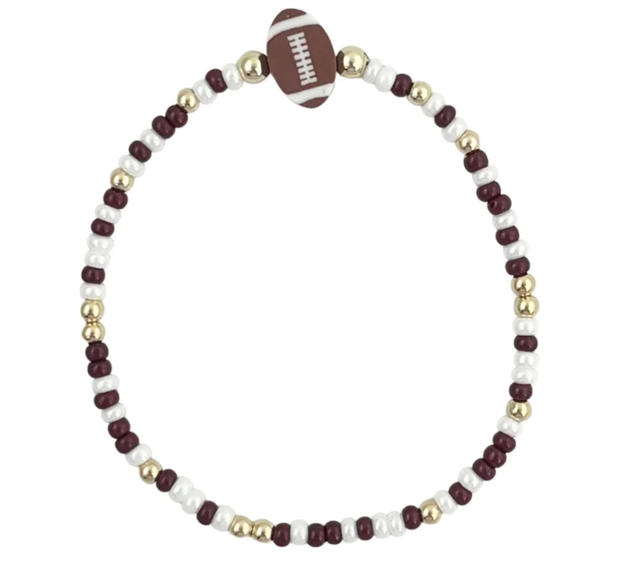 Game Day Football Bracelet