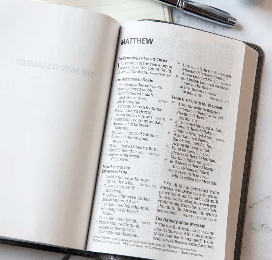 CSB Charcoal LeatherTouch Bible