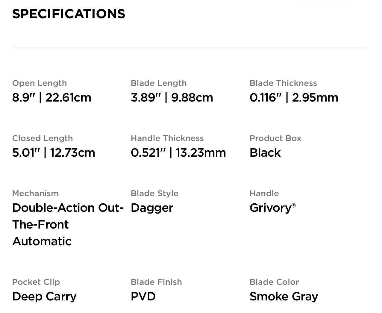 Range Green Claymore Dagger