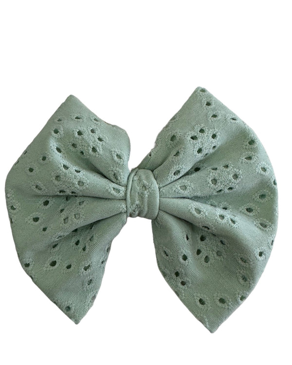Hair Bow on Clip | Medium