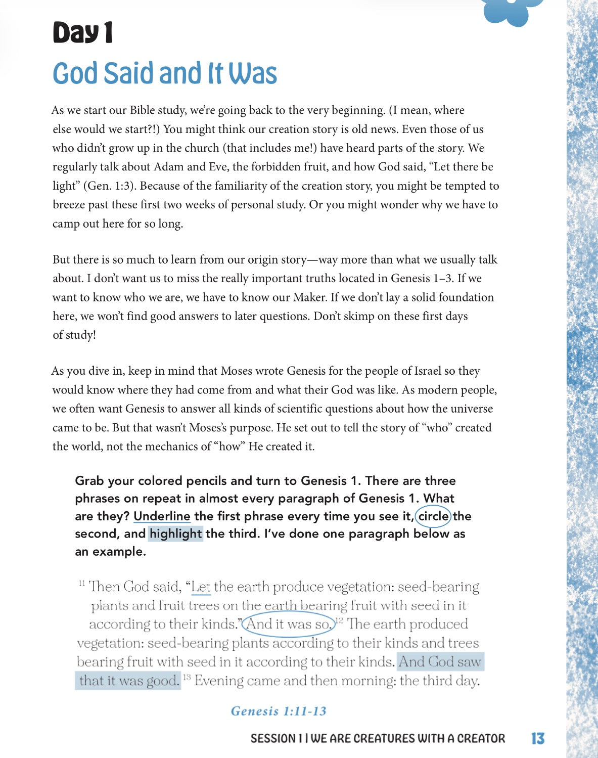 Created on Purpose Teen Bible Study