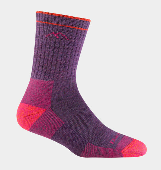 Hiker Micro Crew- Plum Heather