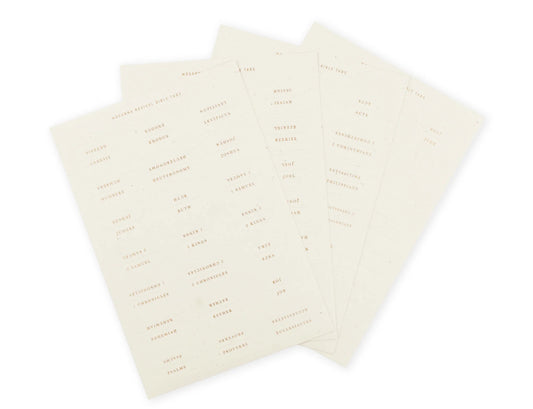 Bible Tabs: Gold