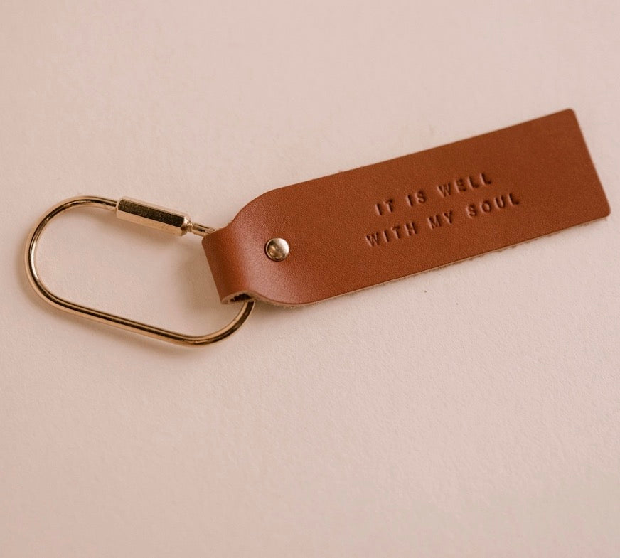 It Is Well With My Soul Key Fob
