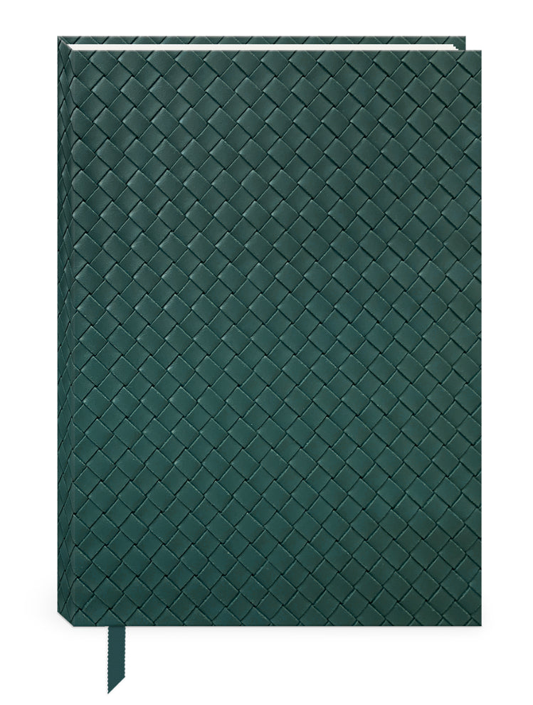 Woven Weave Teal Journal
