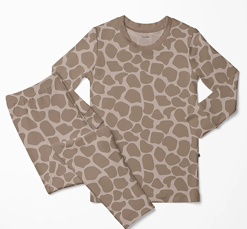 Mushroom Giraffe Long Sleeve Set