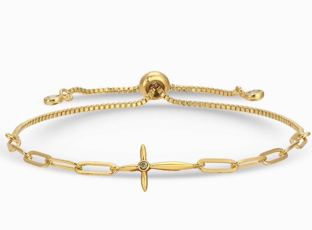 Graceful Cross Bracelet