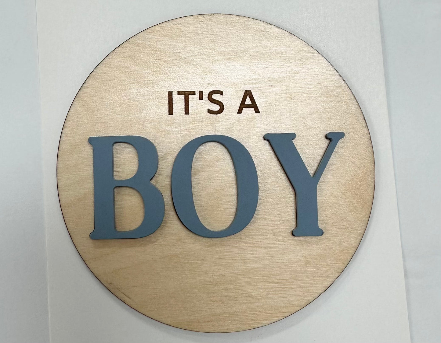 Gender Reveal Announcement Sign | It’s a Boy