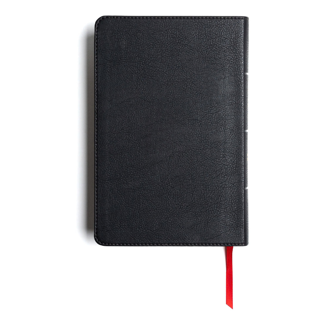 CSB Large Print Black LeatherTouch Bible
