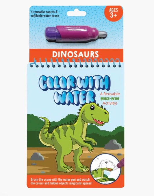 Color with Water: Dinosaurs