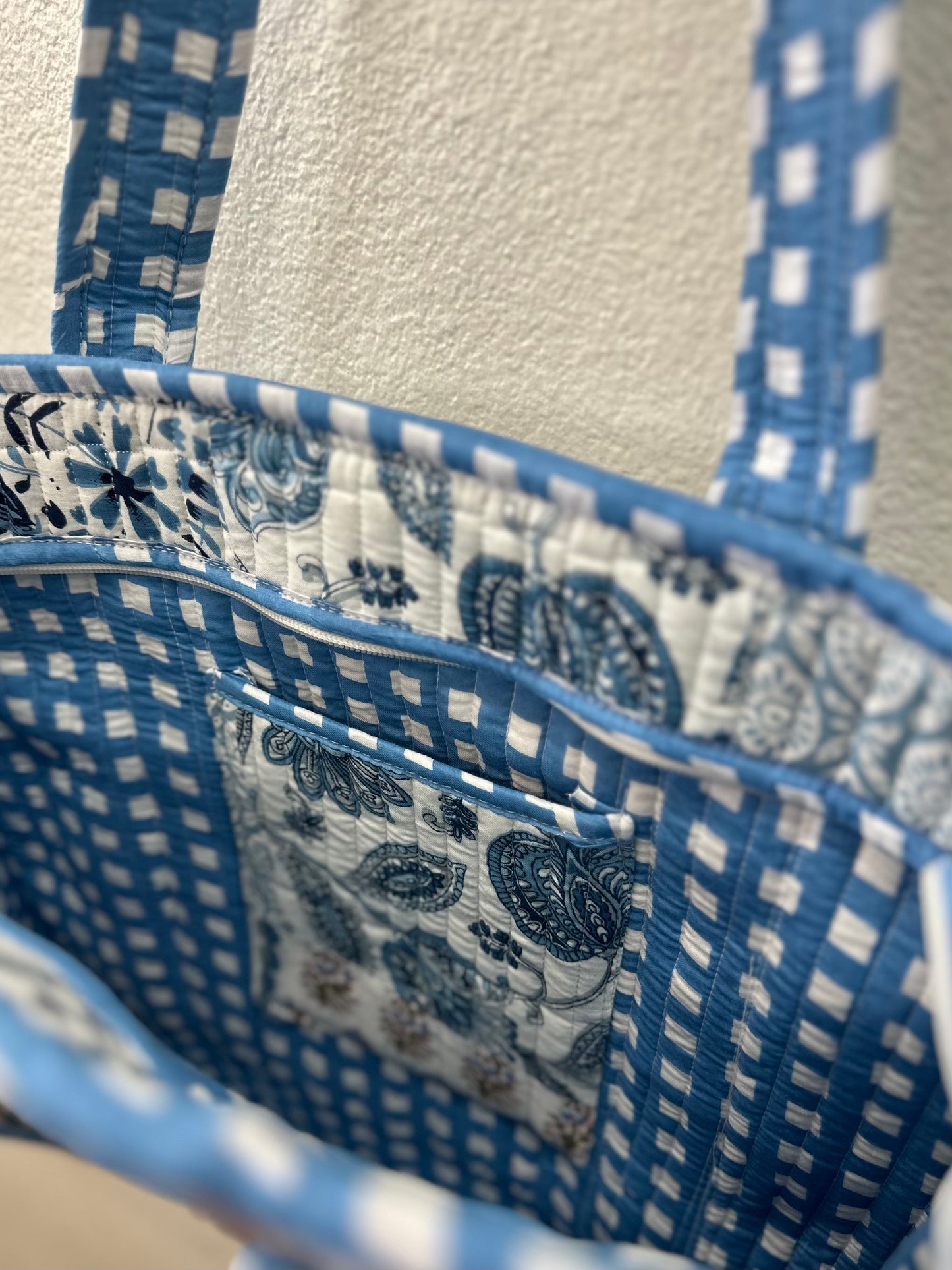 Bleu Chapelle Tote