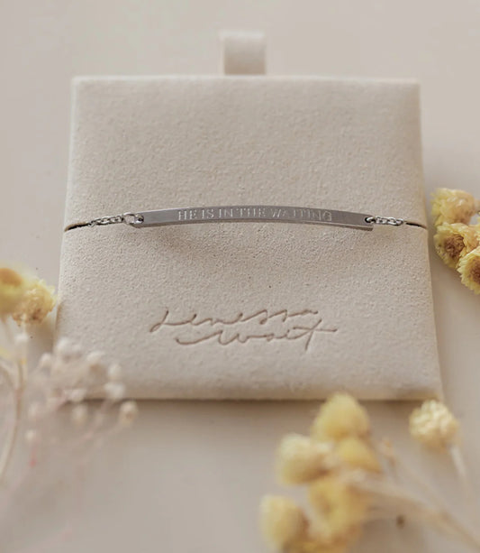“He is in the Waiting" Bracelet