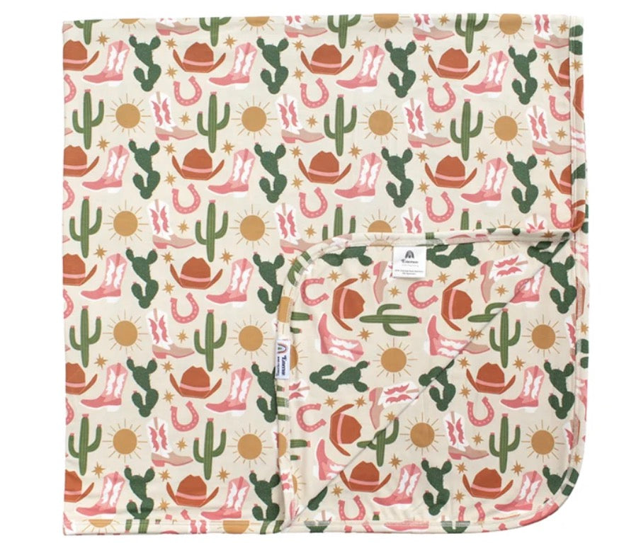 Rose Western Blanket