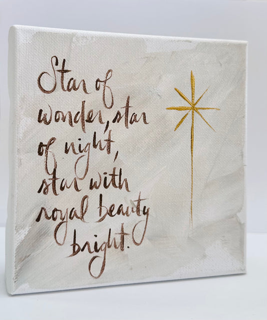 Star of Wonder Art Canvas Painting
