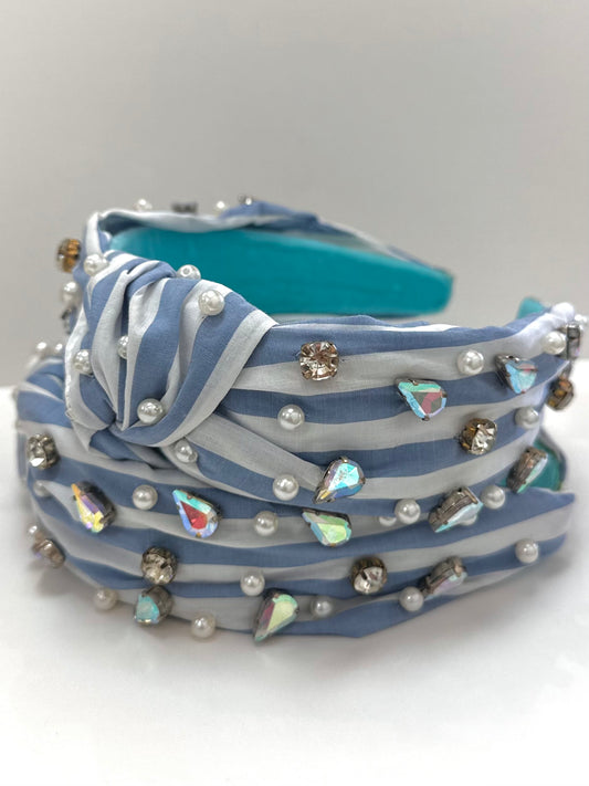 Striped Knotted Headband