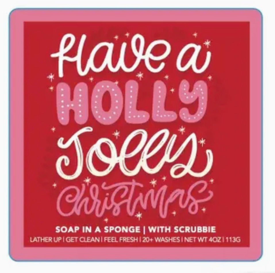 Soap Sponge | Have a Holly Jolly Christmas