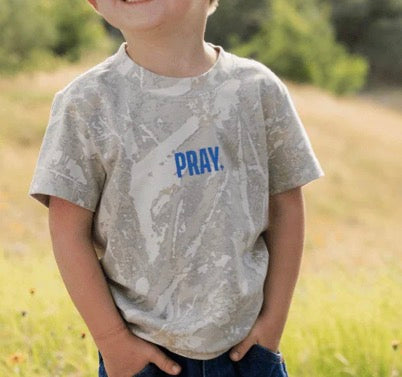 PRAY. Drifter Camo Youth Shirt