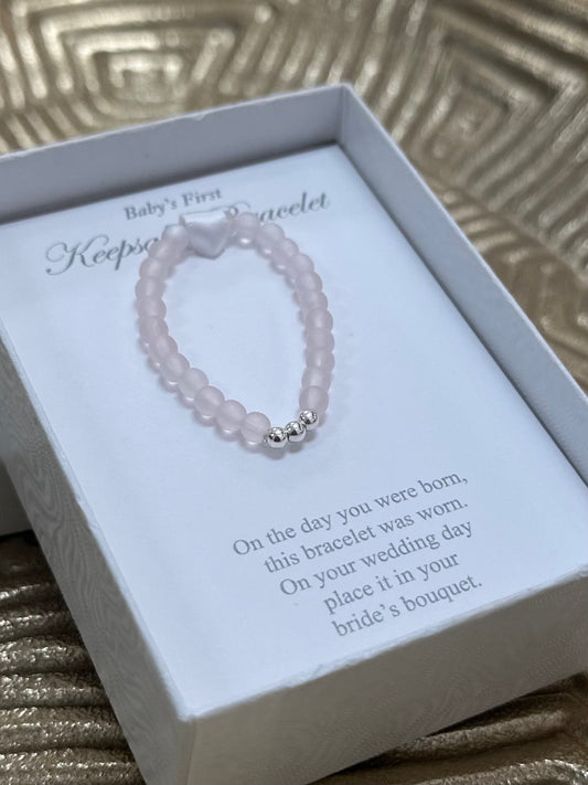 Infant Baby Pink Bracelet