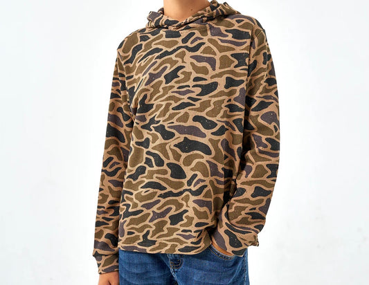 Youth Gauge Camo Thermal Hoodie