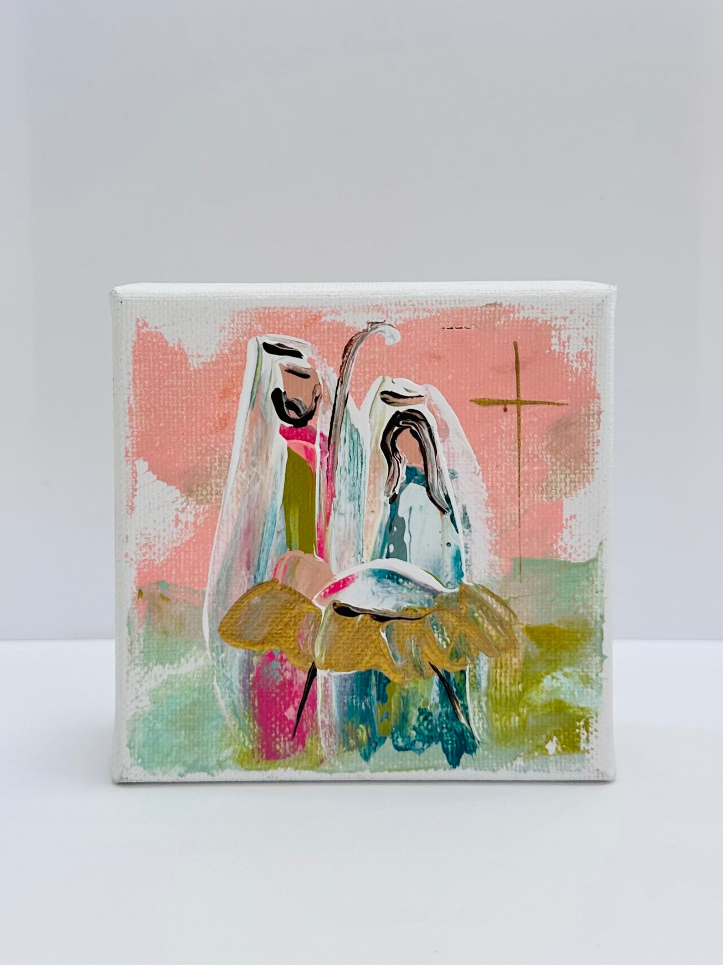 Minimalist Nativity Mini Painting