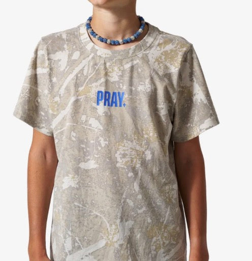 PRAY. Drifter Camo Youth Shirt