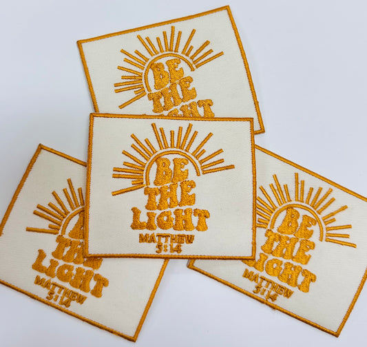 Be The Light Embrodiered Patch