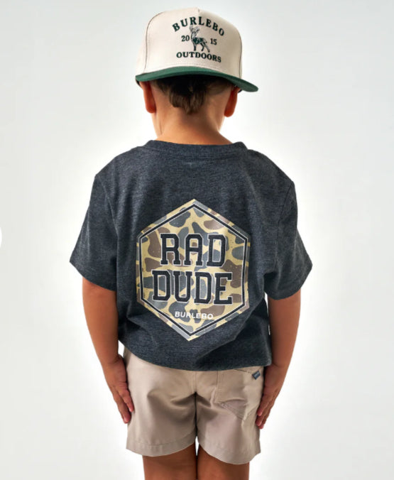 Rad Dude Deer Camo Youth Tee