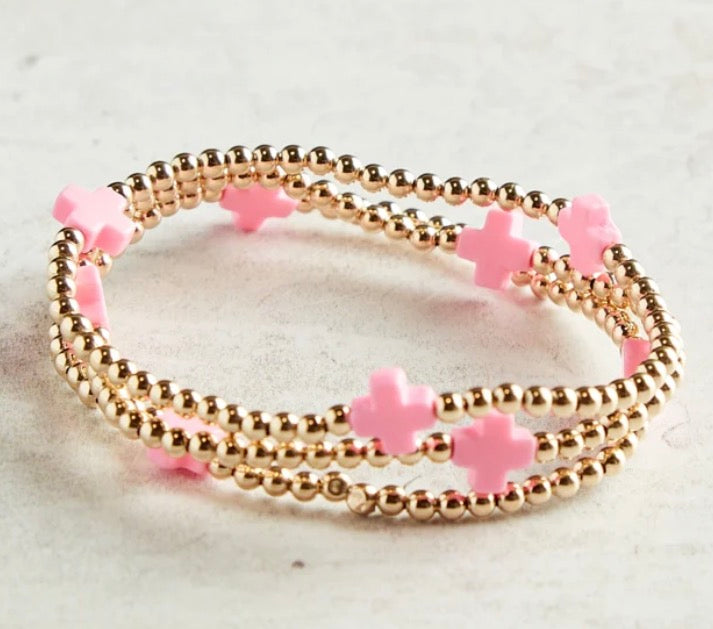 Colorful Cross Bracelet