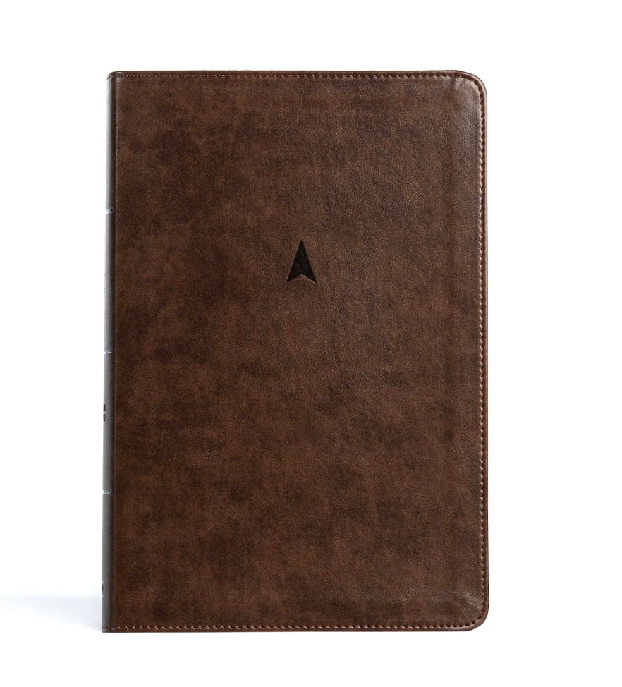 CSB Castaway Walnut Bible