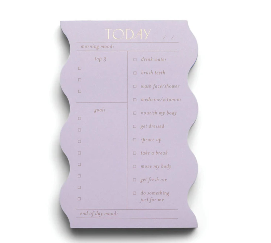 Wavy Daily Notepad