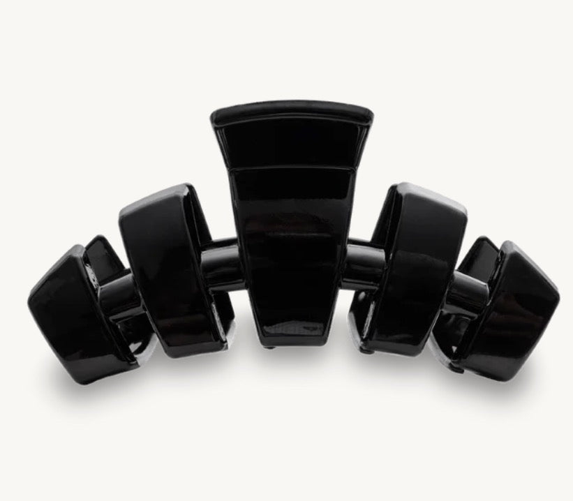Classic Small Jet Black Hair Clip