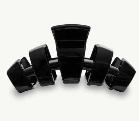 Classic Small Jet Black Hair Clip