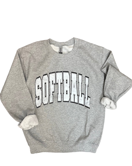 Simply Jess Designs | Arched Softball Sweatshirt
