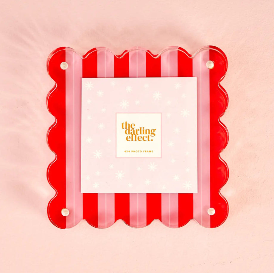 Scalloped Acrylic Picture Frames