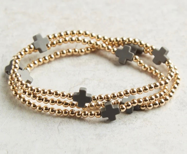 Colorful Cross Bracelet