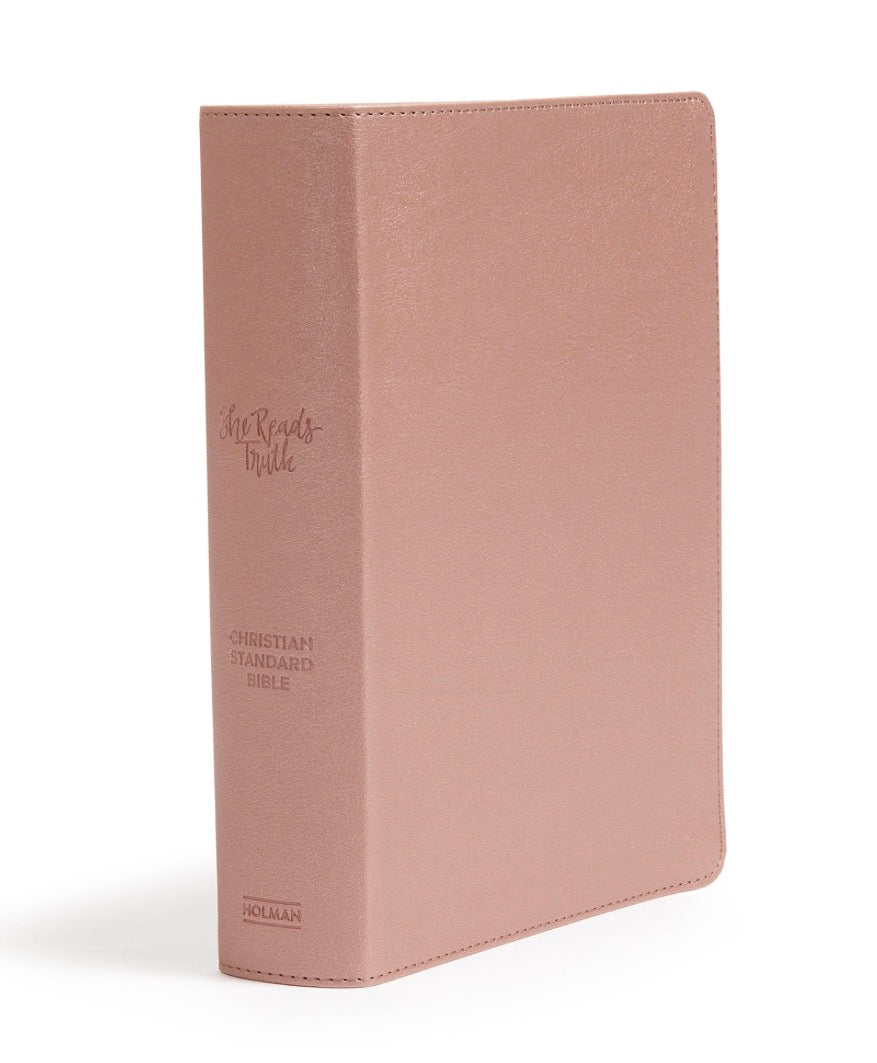 CSB She Reads Truth Bible | Rose Gold LeatherTouch