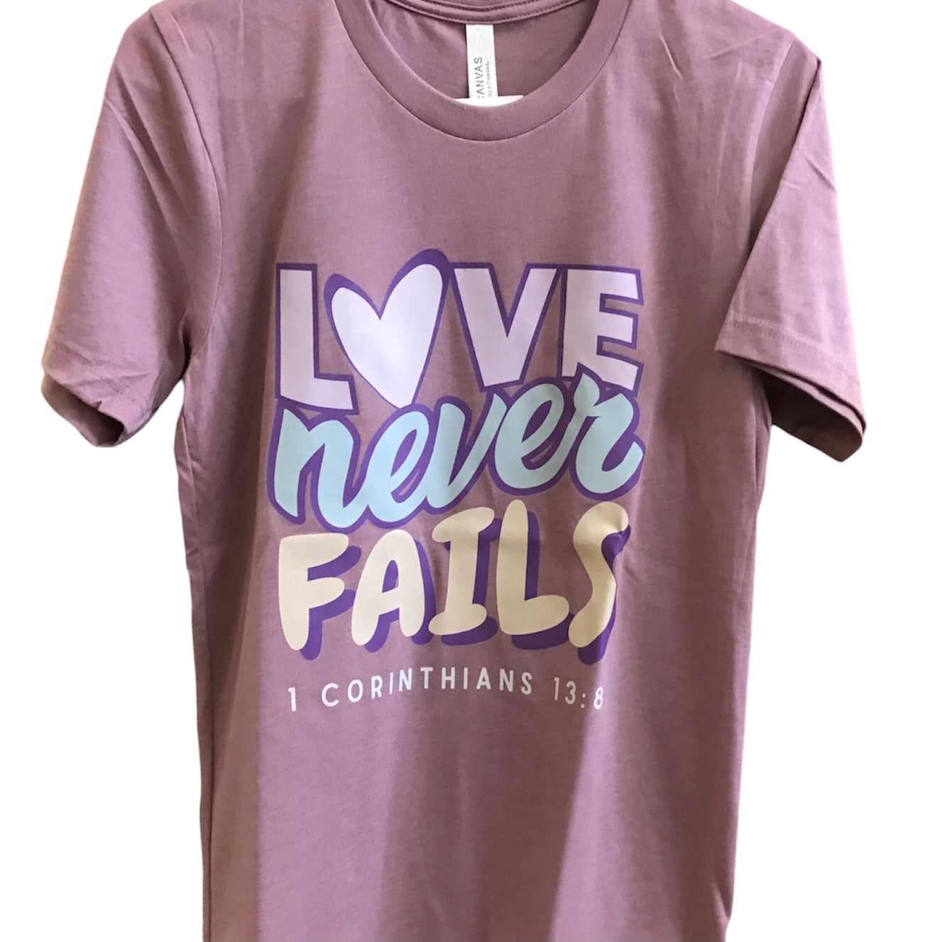 Simply Jess Designs | LOVE NEVER FAILS Tee
