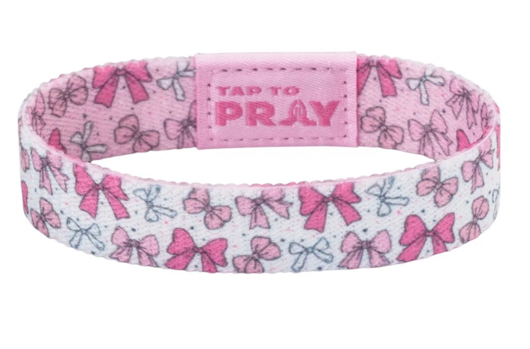Tap To Pray Wristband: Boutique Bows