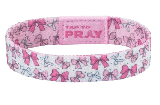 Tap To Pray Wristband: Boutique Bows