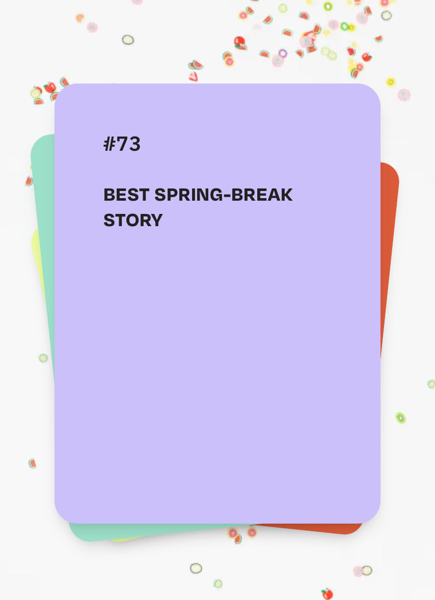 Best Story Wins Game