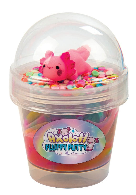 Axolotl Fluffy Putty