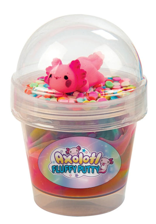 Axolotl Fluffy Putty