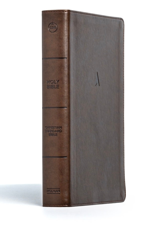 CSB Castaway Walnut Bible