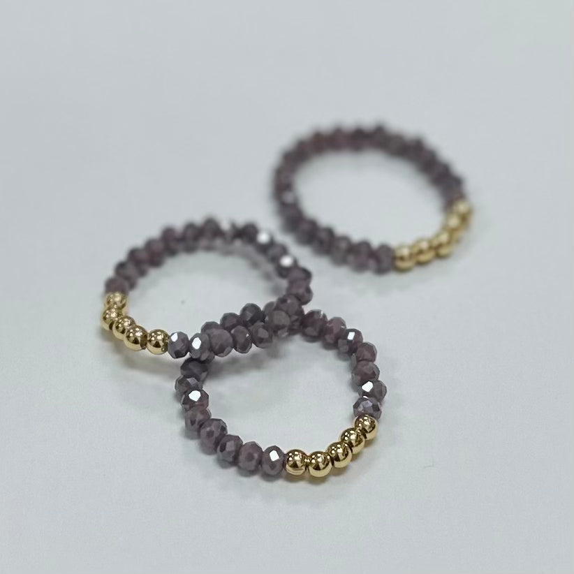 Crystal Stretch Rings