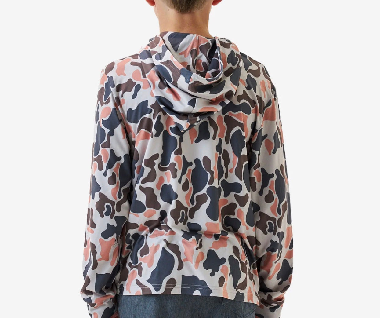 Vintage Camo Performance Youth Hoodie
