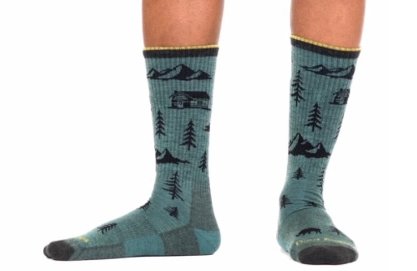 Teal Boot Midweight Hiking Socks | Medium (8-9.5)