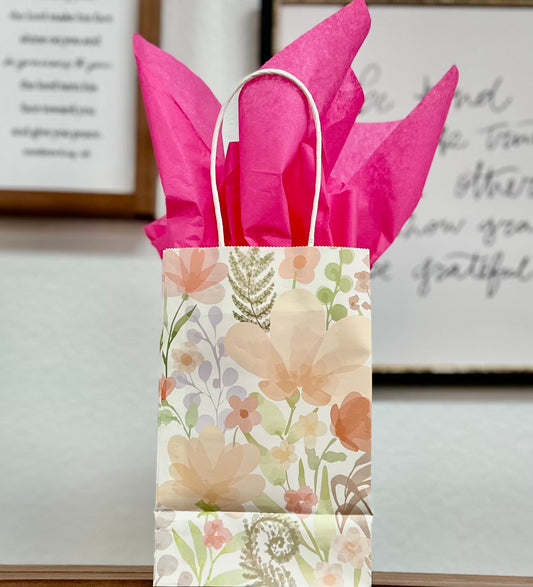 Rose Garden Paper Bag