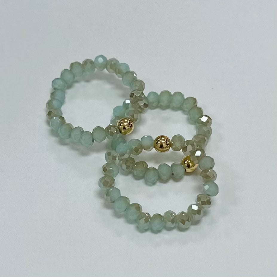 Crystal Stretch Rings